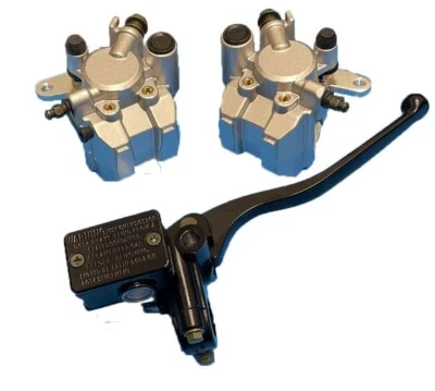 Pinzas de freno delanteras y cilindro maestro para Yamaha Bear Tracker 250 YFM250 2001 Foto 1 de 4