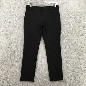 Banana Republic Skinny Sloan Pants Womens Black 4 Mid Rise Zip Fly Hook & Eye - Picture 1 of 17