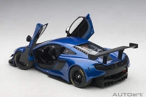 Finished product AUTOart 1/18 McLaren 650S GT3 Metallic Blue from Japan 13057 - Picture 1 of 8