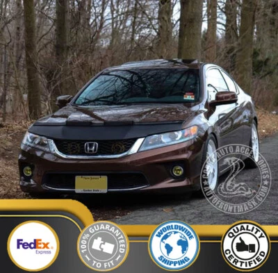 Car Hood Bonnet Bra Fits Honda Accord COUPE 2013 2014 2015 2016 2017 2018 2019 - Image 1 of 4