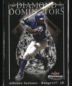 Alfonso Soriano 2005 Fleer Platinum #11DD  Baseball Card