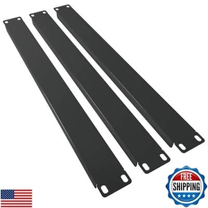 Panneau vierge 1U - (Pack de 3) - Accessoires montage en rack - Entretoise métal remplissage 19" f - Photo 1/5