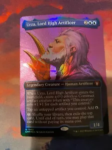 MTG Commander Masters Urza Lord High Artificer Textured Foil - Picture 1 of 1