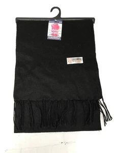Women’s Black Scarf Mens Scarf NWT Thermal Wear soft warm size 60”x12” - Picture 1 of 5