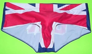 HERREN UK FLAGGE, ROT, WEISS & BLAU N/L WETTKAMPF BADE SLIP PASST 36"-42" 2XL - Bild 1 von 4