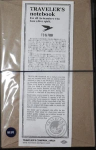 Traveler's Notebook TRAVELER'S Factory TO&FRO Blau Normalgröße Japan Neu - Bild 1 von 3
