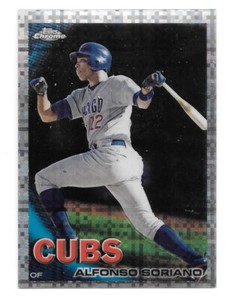 2010 Topps Chrome X-Fractors #136 Alfonso Soriano (Cubs)