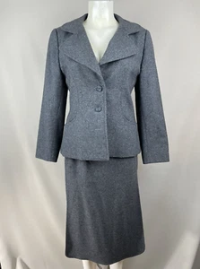 Chloe Wool Skirt Suit Women's 40 Vintage Circa 1973-77 France by Karl Lagerfeld - Picture 1 of 24
