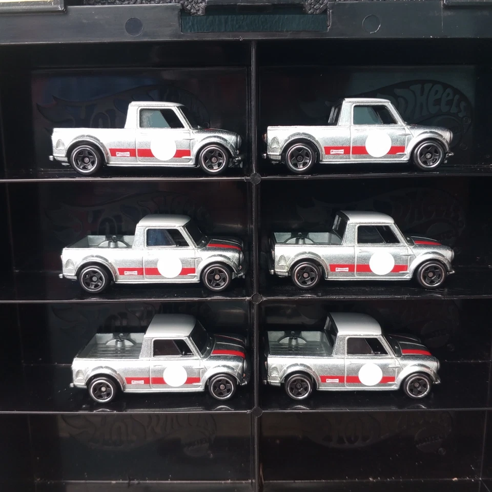 Lot of 6 Hot Wheels Austin Mini Pickup From Hot Wheels Walmart Zamac 6 Pack - Image 1 of 2