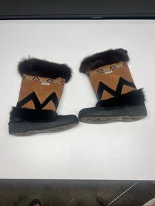 52 PAJAR CANADA SHOES BOOTS SWADE Fur HIGH TIP SHOES TAIGA NEW WOOL SUEDE Sz 40 - Picture 1 of 15
