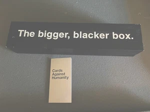 CARDS AGAINST HUMANITY THE BIGGER BLACKER BOX Full Set and Expansion Set - Picture 1 of 2