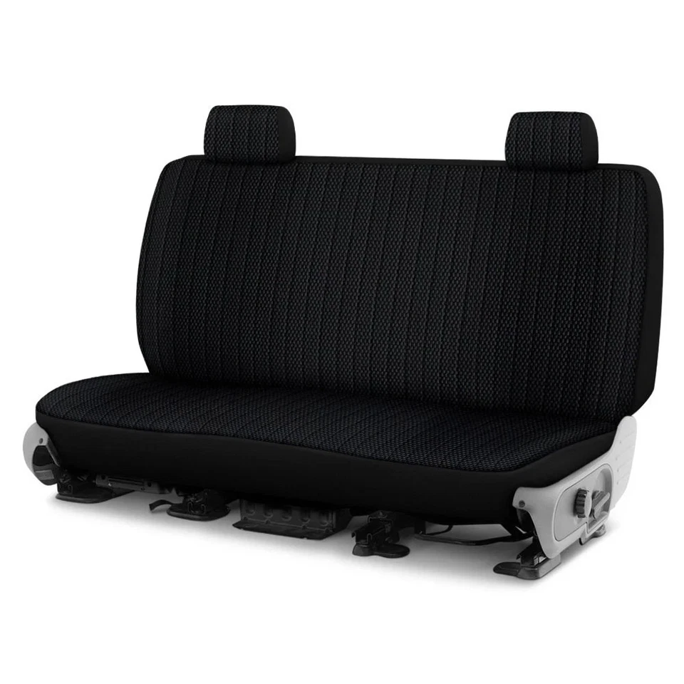 For Chevy Express 3500 03-20 Scottsdale 2nd Row Black Custom Seat Covers Foto 1 de 1