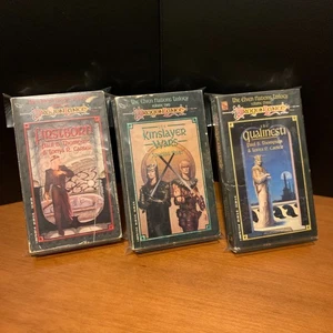 Vintage DragonLance Lot: Complete First Edition Elven Nations Trilogy, D&D PB - Picture 1 of 9