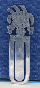 VINTAGE STERLING SILVER BOOKMARK - AZTEC GOD - MEXIC0 TM-285      [44] - Bild 1 von 1