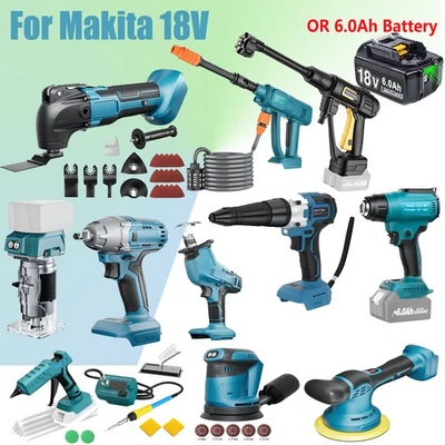 Cordless Oscillating Multi Tool/ Orbital Sander /Polisher For Makita 18V Battery - Image 1 of 4