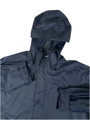 Duluth Trading Co Bang For Your Buck Rain Jacket Ripstop Waterproof Navy Sz XLT - Image 1 of 4