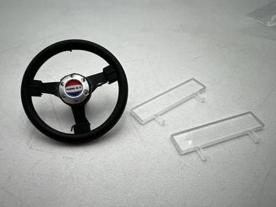 GMP - 1:12 SCALE - STEERING WHEEL & 2 WIND DEFLECTORS - Image 1 of 4