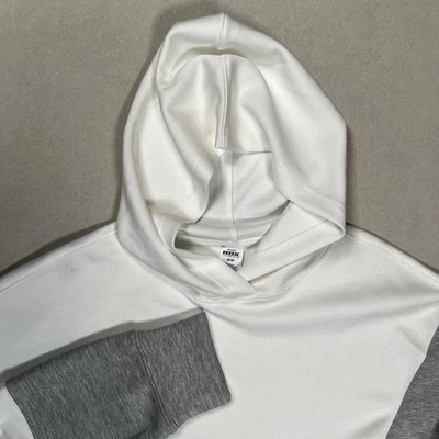 New RBX Active Women's White Gray Colorblock Pullover Hoodie Sz M Athletic NWT - Image 1 of 4