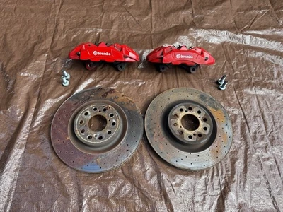 HONDA CIVIC TYPE R 2017-2021 FK8 K20C1 OEM BREMBO PINZAS DE FRENO DELANTERAS N ROTORES Foto 1 de 4