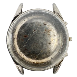 Cassa Orologio Uomo Vintage Lyceum Tripla Data per Automatico 34mm Acciaio Svizzero - Foto 1 di 3