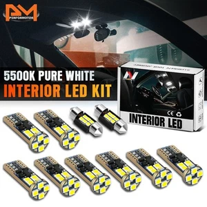 For 08-13 Toyota Highlander Courtesy Dome Map Light Interior LED Bulb Kit 10 Pcs - Picture 1 of 3