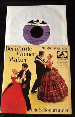 Die Schönbrunner Berühmte Wiener Walzer  7" Vinyl Single Marcato 42097 - Bild 1 von 3