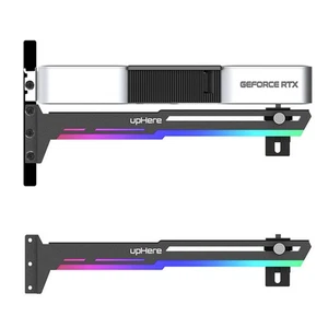 VGA Graphics Card Support GPU Bracket Frame RGB Luminous Pollution Lamp - Afbeelding 1 van 18