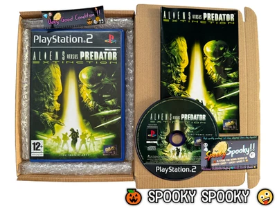 Aliens versus Predator Extinction PS2 - UK PAL VGC CIB - High Quality Packing - Image 1 of 4