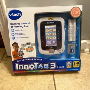 VTech InnoTab 3 Plus Learning Tablet 4GB Blu Fotocamera Video Canzoni 2015 NUOVO NOS - Foto 1 di 9