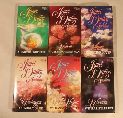 Americana 44-49 Romance Lot by Janet Dailey - A Land Called Deseret Foto 1 de 4