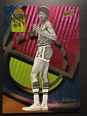 2013-14 Fleer ретро Julius Erving доктор J 93-94 ультра питания в ключе #16 SP редкая - Изображение 1 из 4