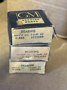 3 Genuine GM 3723586 OEM NOS Bearings Buyers Gets All 3 - Picture 1 of 6