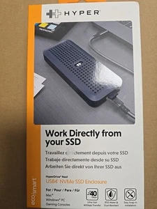Drive Next Portable 40Gbps USB4 M.2 NVMe SSD Enclosure with M.2 NVMe SSDs up - Picture 1 of 3