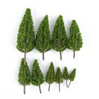 20pc Model Tower Shaped Trees Train Railway Architecture Forest Scenery Layout
