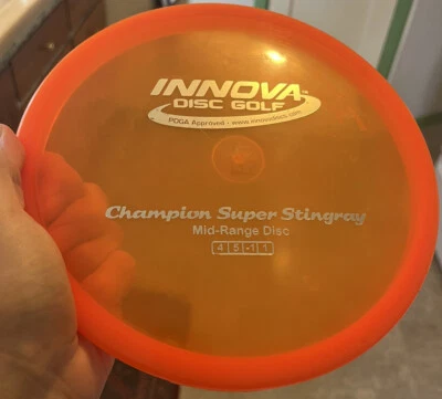 Innova Champion Super Stingray Ontario Old run, fingerprinty NOS Rare Orange - Image 1 of 4