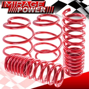 For 16-21 Chevy Camaro 6.2 V8 Handling Upgrade Front & Rear Lowering Springs Red - Picture 1 of 3
