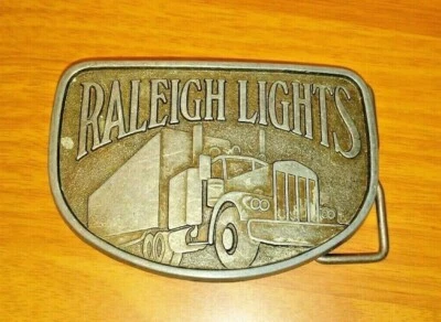 Raleigh Lights Belt Buckle Big Rig Semi Truck - Image 1 of 4