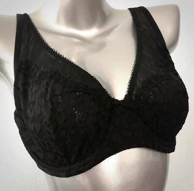 Victoria's Secret Bra New Body by Victoria Black Rio Lace Unlined Demi Bra - Image 1 of 4