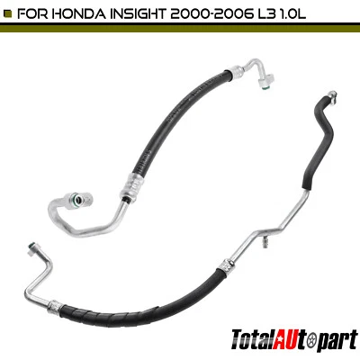 2Pcs A/C Suction & Discharge Line Assembly for Honda Insight 2000-2006 L3 1.0L - Imagem 1 de 4