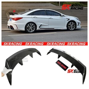 Universal Type For Sedan Forged Fiber/Carbon Fiber/ Rear Trunk Lid Spoiler Wing - Picture 1 of 36