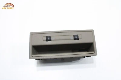 2007 - 2015 AUDI Q7 CONSOLE REAR BACK STORAGE BIN TRAY W/ SEAT HEATER SWITCH OEM - Image 1 of 4
