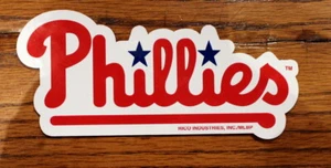 Philadelphia Phillies Baseball Decal Die Cut Static Cling Lic Color Sticker USA - Picture 1 of 6