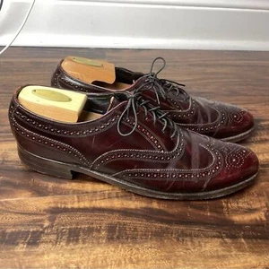 Zapato Oxford Signature by Florsheim Para Hombre Marrón Cordobés Con Cordones Talla 10,5 A - Imagen 1 de 11