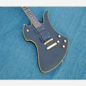 Guitarra Eléctrica Mockingbird Acabado Negro Mate Puente Fijo Guita Eléctrica - Imagen 1 de 8