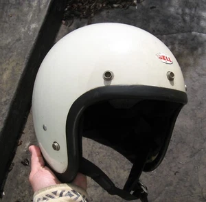 Vintage 1977 Bell R-T Motorcycle Helmet Nice! 7 5/8 - Bild 1 von 7