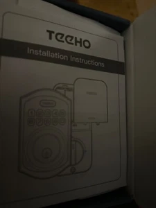 TEEHO TE002 Fingerprint Keyless Entry Door Deadbolt W/Keypad(Oil-rubbed Bronze) - Picture 1 of 3