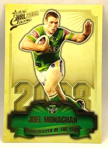 2009 NRL Classic Club Player Of The Year #CP3 Joel Managhan Canberra Raiders - Picture 1 of 2