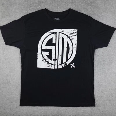 Camiseta Team Solo Mid TSM Para Hombres XL Negra Esports Logo Gráfico LCS League of Legends Foto 1 de 4
