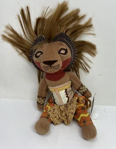 Walt DISNEY LION KING The Broadway Musical Simba Plush Beanie Toy Doll 12" New - Picture 1 of 6