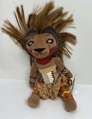  Walt Disney Rey León El Musical Broadway Simba Peluche Gorro Juguete Muñeca 12" Nuevo Foto 1 de 4